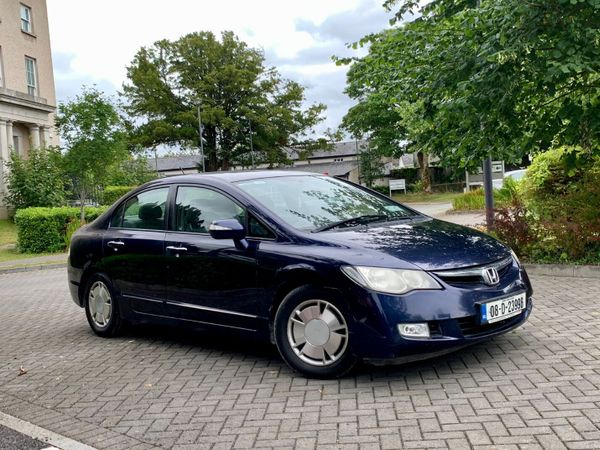Honda Civic Saloon, Petrol Hybrid, 2008, Blue