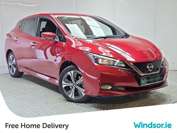 Nissan Leaf Hatchback, Electric, 2021, Red