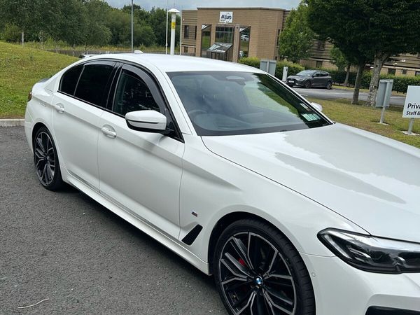 BMW 5-Series Saloon, Diesel, 2021, White