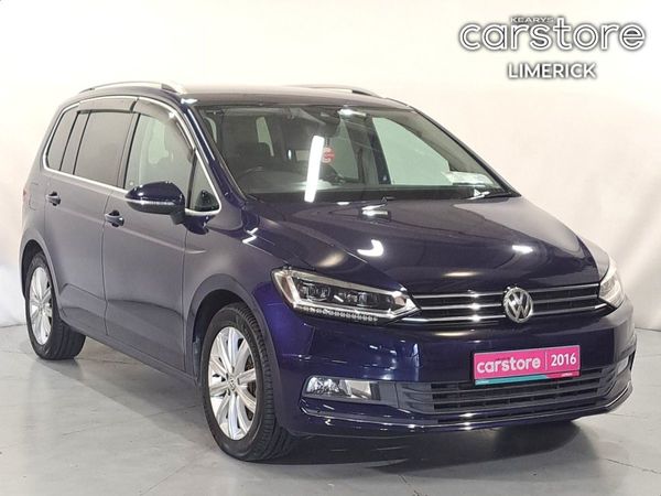 Volkswagen Touran Hatchback, Petrol, 2016, Blue