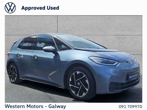 Volkswagen ID.3 Hatchback, Electric, 2021, Blue