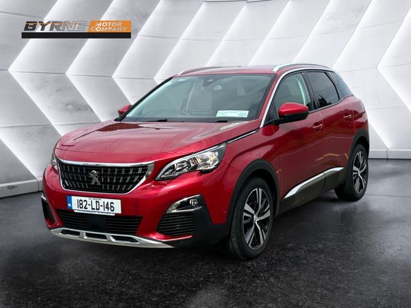 Peugeot 3008 MPV, Diesel, 2018, Red