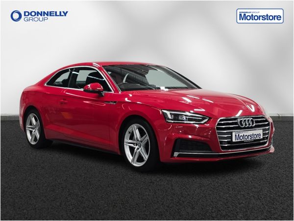 Audi A5 Coupe, Diesel, 2018, Red