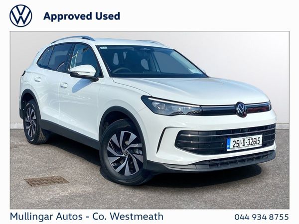 Volkswagen Tiguan SUV, Petrol Plug-in Hybrid, 2025, White