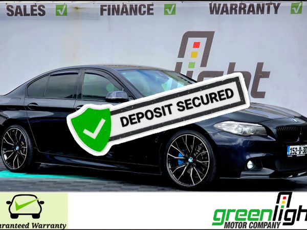 BMW 5-Series Saloon, Diesel, 2015, Black