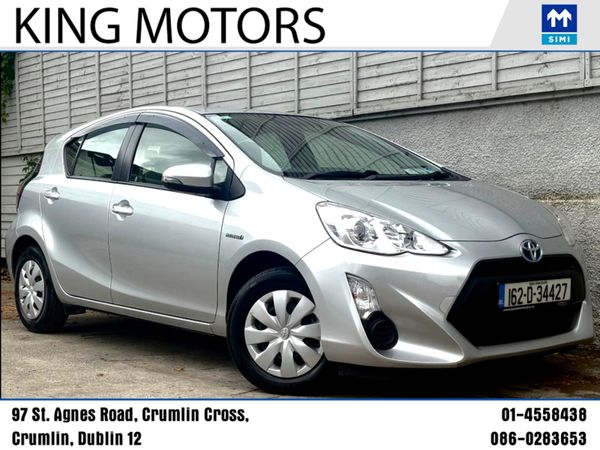 Toyota Aqua Hatchback, Petrol Hybrid, 2016, Silver