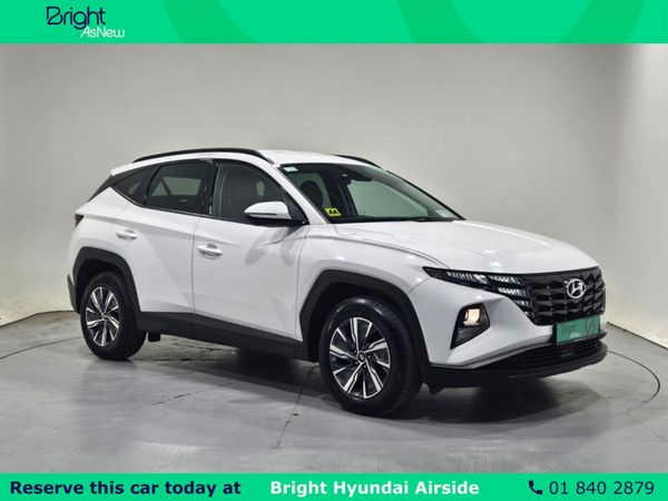 Hyundai Tucson MPV, Petrol Hybrid, 2021, White
