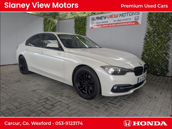 BMW 3-Series Saloon, Petrol Hybrid, 2016, White