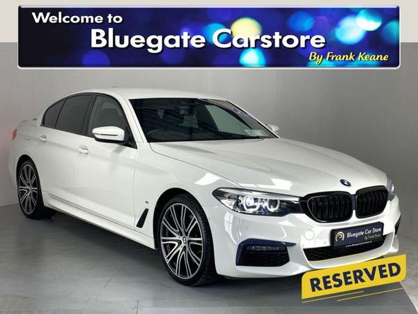 BMW 5-Series Saloon, Petrol Plug-in Hybrid, 2018, White