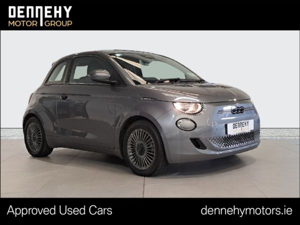 Fiat 500 Hatchback, Electric, 2022, Grey