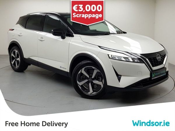 Nissan Qashqai MPV, Hybrid, 2024, White
