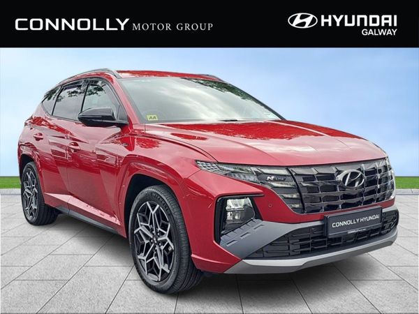 Hyundai Tucson SUV, Petrol Plug-in Hybrid, 2023, Red