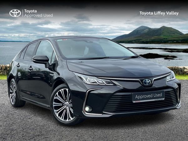 Toyota Corolla Saloon, Petrol Hybrid, 2021, Black