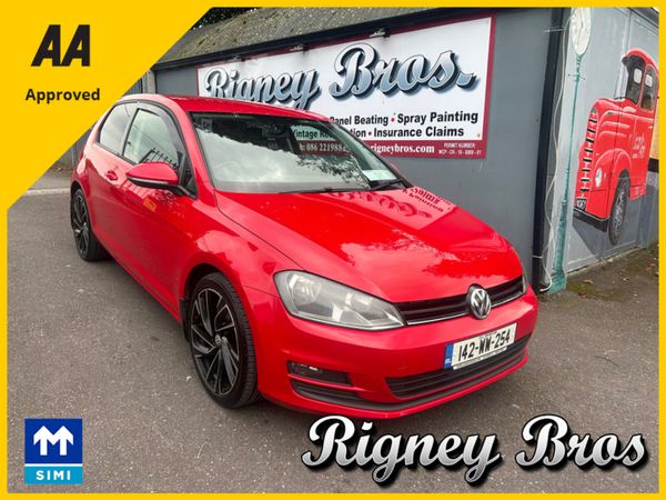Volkswagen Golf Hatchback, Diesel, 2014, Red