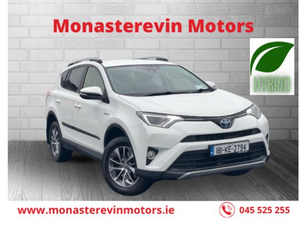 Toyota RAV4 MPV, Petrol Hybrid, 2018, White
