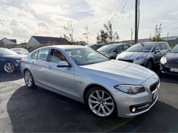 BMW 5-Series Saloon, Diesel, 2014, Silver