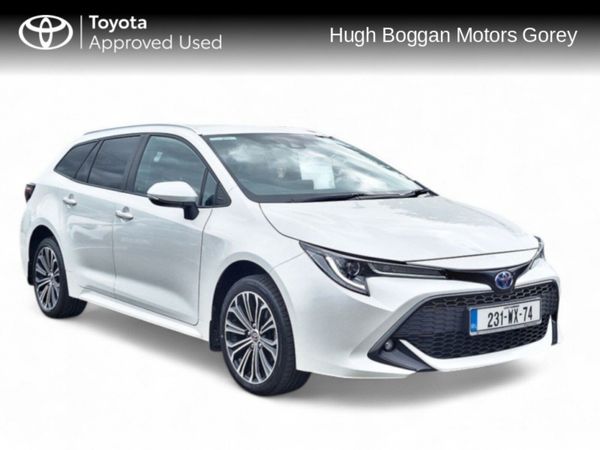 Toyota Corolla Estate, Petrol Hybrid, 2023, White