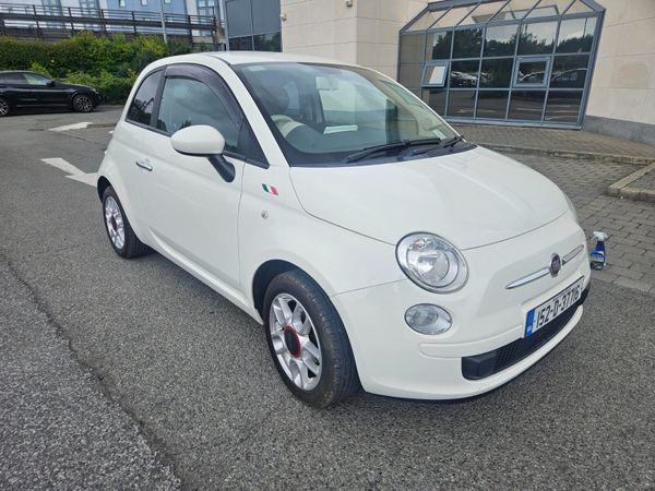 Fiat 500 Hatchback, Petrol, 2015, White