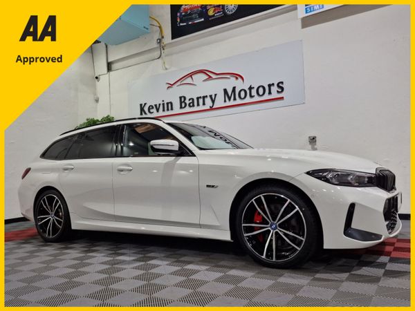 BMW 3-Series Estate, Petrol Hybrid, 2022, White