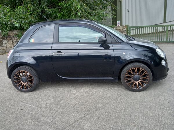 Fiat 500 Hatchback, Petrol, 2012, Black