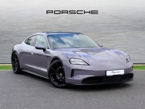 Porsche Taycan Saloon, Electric, 2025, Purple
