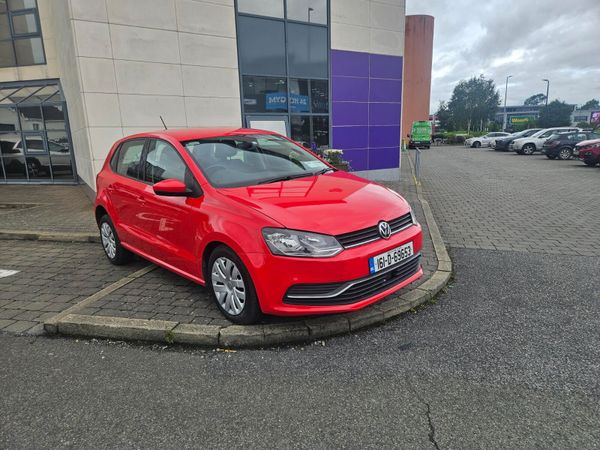 Volkswagen Polo Hatchback, Petrol, 2016, Red