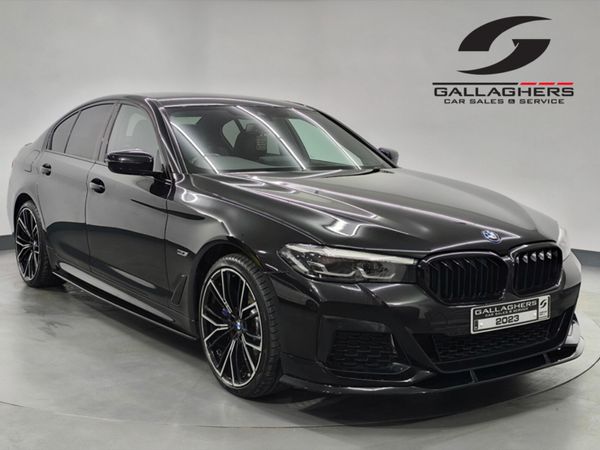 BMW 5-Series Saloon, Petrol Plug-in Hybrid, 2023, Black