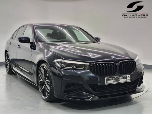 BMW 5-Series Saloon, Petrol Plug-in Hybrid, 2021, Black