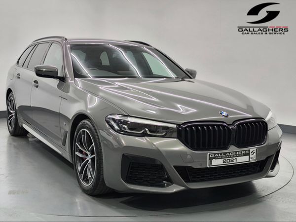 BMW 5-Series Estate, Petrol Plug-in Hybrid, 2021, Grey