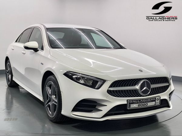 Mercedes-Benz A-Class Saloon, Petrol Plug-in Hybrid, 2020, White