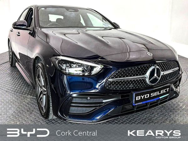 Mercedes-Benz C-Class Saloon, Petrol Plug-in Hybrid, 2022, Blue