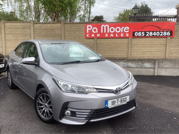 Toyota Corolla Saloon, Petrol, 2018, Grey
