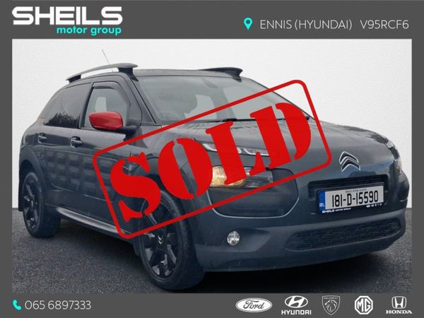 Citroen C4 Cactus Hatchback, Diesel, 2018, Grey