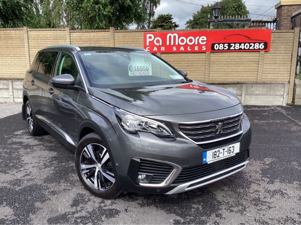 Peugeot 5008 MPV, Diesel, 2018, Grey