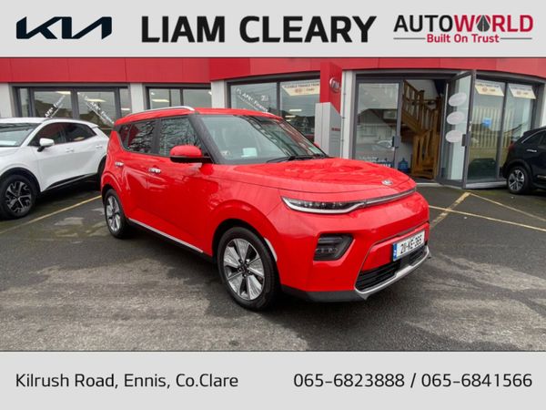 Kia Soul Hatchback, Electric, 2021, Red