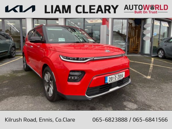 Kia Soul Hatchback, Electric, 2020, Red