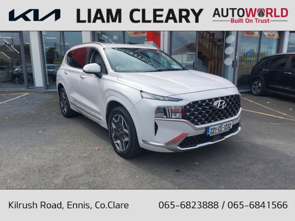 Hyundai Santa Fe Estate, Petrol Plug-in Hybrid, 2022, White