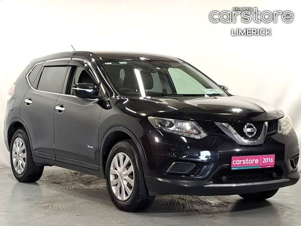 Nissan X-Trail SUV, Petrol Hybrid, 2016, Black