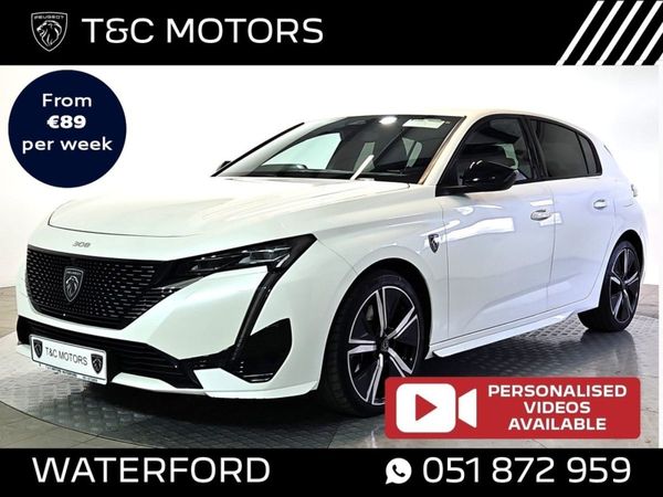 Peugeot 308 Hatchback, Petrol Plug-in Hybrid, 2023, White
