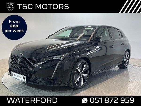 Peugeot 308 Hatchback, Petrol Plug-in Hybrid, 2023, Black