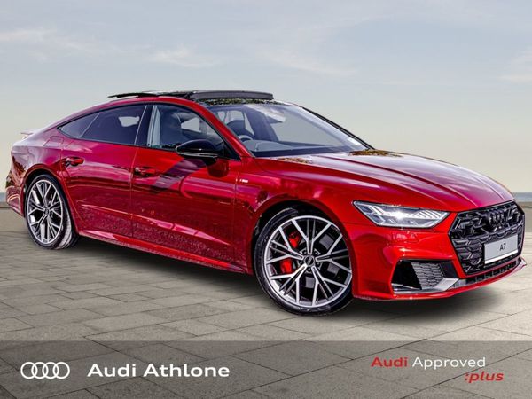 Audi A7 Hatchback, Petrol Plug-in Hybrid, 2024, Red