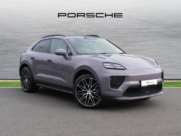 Porsche Macan SUV, Electric, 2025, Purple
