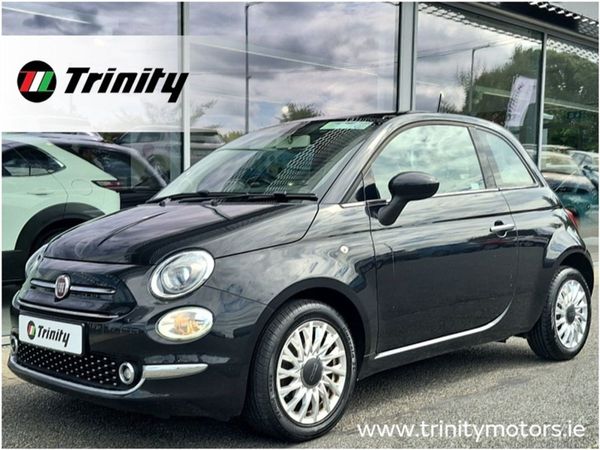 Fiat 500 Hatchback, Petrol, 2019, Black