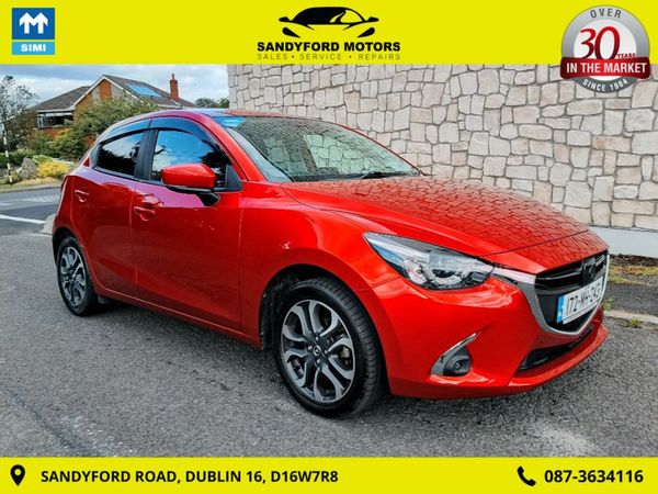 Mazda Demio Hatchback, Diesel, 2017, Red