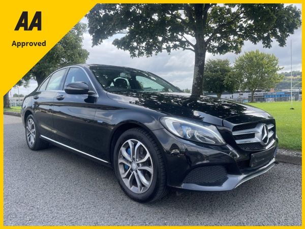 Mercedes-Benz C-Class Saloon, Petrol Plug-in Hybrid, 2017, Black
