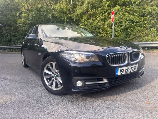 BMW 5-Series Saloon, Diesel, 2015, Black