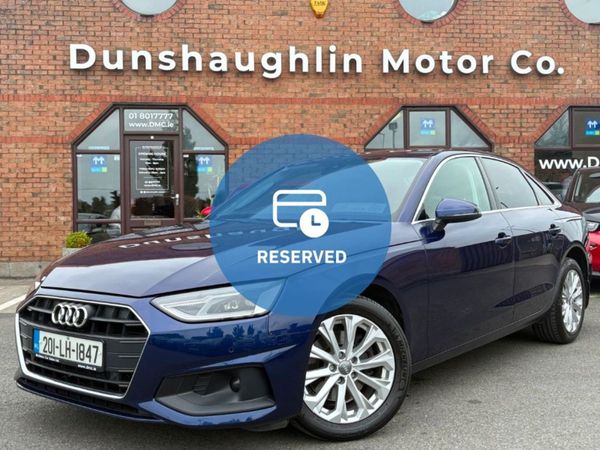 Audi A4 Saloon, Diesel, 2020, Blue
