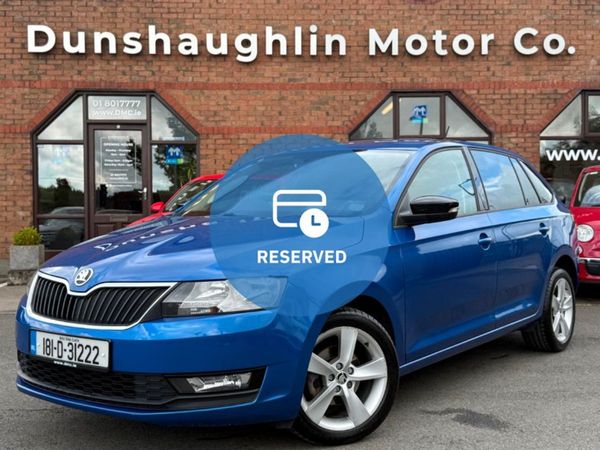 Skoda Rapid Hatchback, Petrol, 2018, Blue
