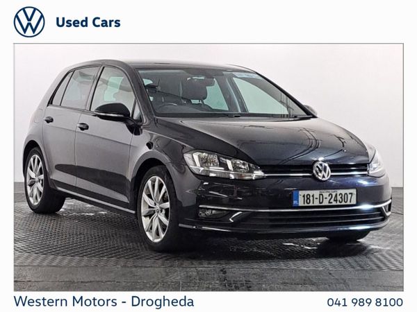 Volkswagen Golf Hatchback, Petrol, 2018, Black
