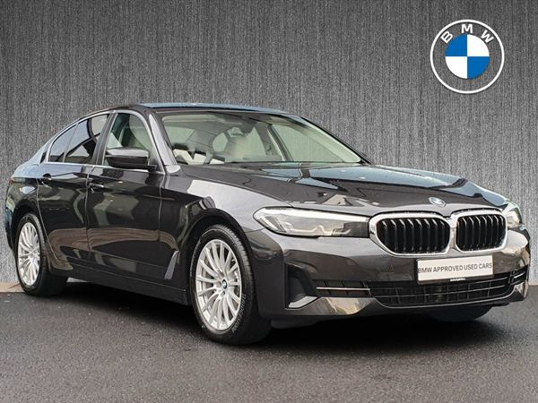 BMW 5-Series Saloon, Diesel Hybrid, 2021, Grey